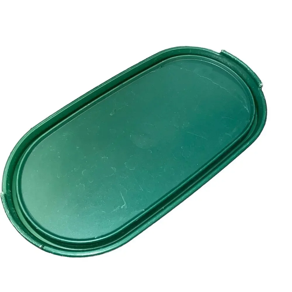Tupperware Modular Mates #4 Hunter Green 1614 1643 Food Storage Lot x2 Vintage